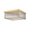 Z-Lite Carnaby Flush Mount, 4-Light, 18 In.W x 8 In.H, Modern Gold/Clear Ribbed 7504FS18-MGLD - alternate 8